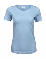 Dames T-shirt Tee Jays Stretch 450 licht blauw